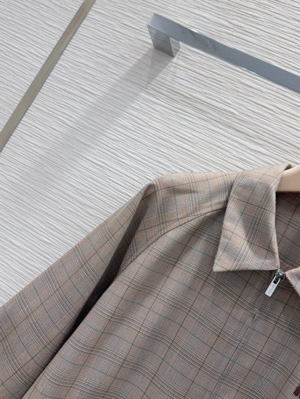 Women's Miu Miu plaid zip-up jacket for everyday wear S - Picture 6 of 8